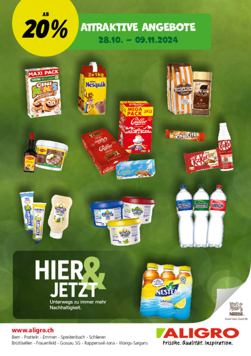 Nestlé Angebot - gültig vom 28. Oktober bis 9. November