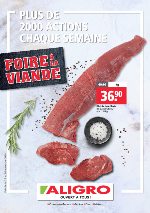 TM FOIRE VIANDE #48 – valable du 25 au 30 novembre